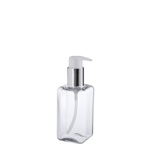 Picture of 150 ml New Square Glass Polymer Lotion Bottle - 4051